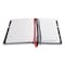 Tru Red Large Mastery Journal with Pockets, 1 Subject, Narrow Rule, Charcoal/Red Cover, 10 x 8, 192 Sheets TR58437 - alternate 2